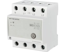 TRU COMPONENTS TC-12485088 TC-GTS8-W4P63A WiFi-schakelaar 230 V/AC 1 stuk(s) Tijdsduur: 1 min. - 24 h 3x NO