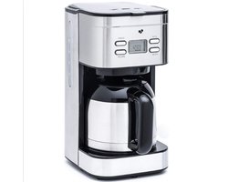 Koffiezetapparaat met Thermoskan - Koffiezet Met Programmeerbare Functie - Koffiezet Apparaat Voor 12 Koppen - Roestvrij Staal