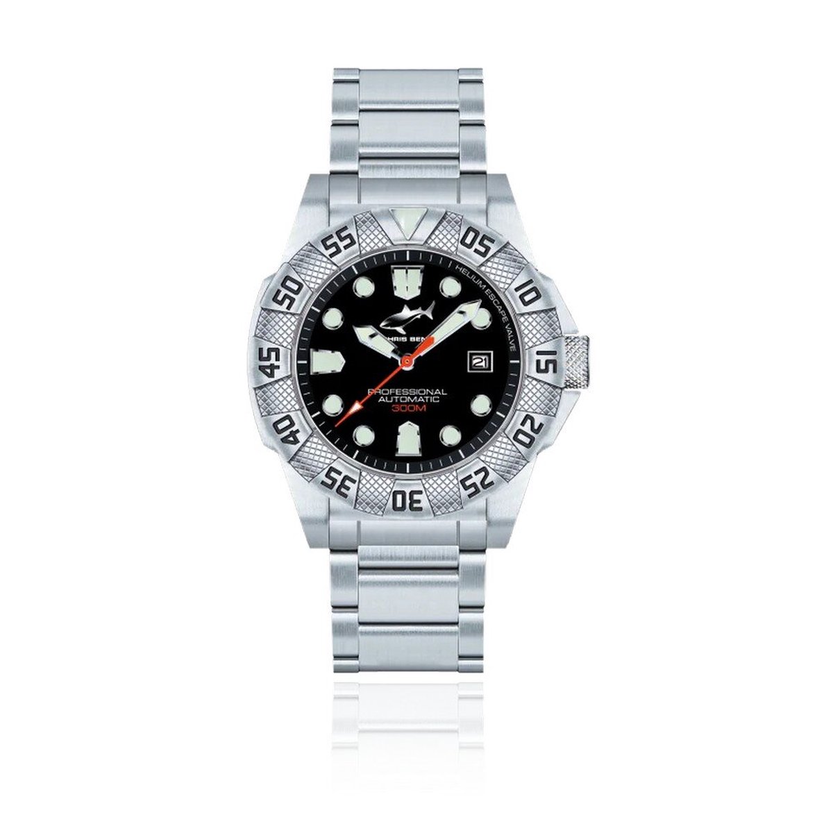 Chris Benz - CB-300A-S-MB - Polshorloge - Duikershorloge - Heren - Automatisch - Deep 300M