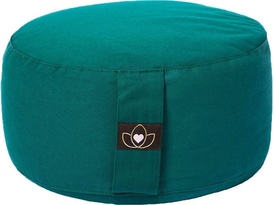 Pakket bolster en meditatiekussen - donkergroen van Yogi & Yogini — afbeelding 3