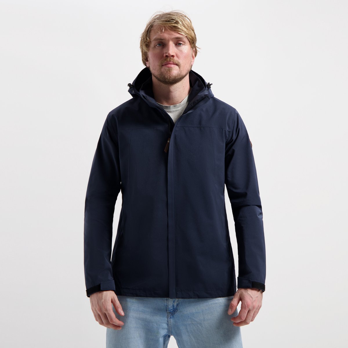 Travelin' Aron Heren - Hardshell Jas - Waterdicht - Navy