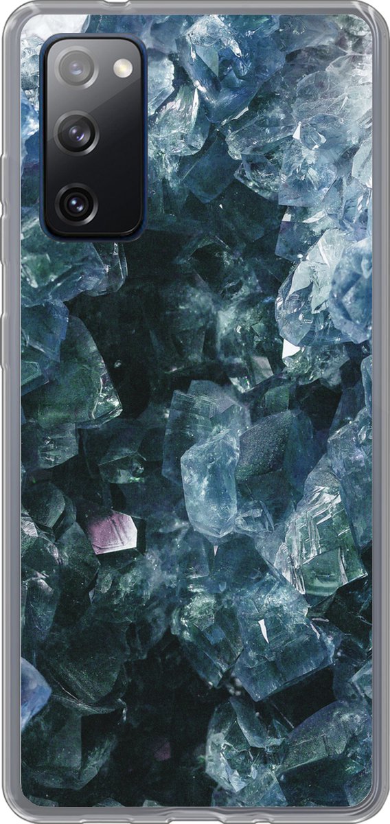 Telefoonhoesje Geschikt voor Samsung Galaxy S20 FE hoesje - Edelstenen en mineralen - Kristal - Natuursteen - Siliconen Telefoonhoesje Telefoonhoesje