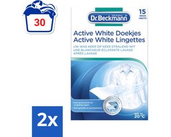 Dr. Beckmann Active White Sheets 15 stuks per verpakking - Voordeelverpakking - 2 stuks