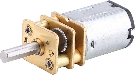 thumbnail: Aramox Micro Snelheidsreductie Motor DC 6V 10 RPM - Metalen Tandwielen, Compact Voor Robotica & Apparaten (6V 10 RPM)