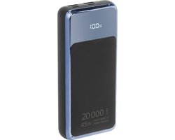 Rivacase Va1075 Qc/pd 45w 20000mah Powerbank Transparant