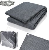 Voortent tapijt Antraciet campingtapijt Voortenttapijt - 400*600cm tent tapijt - Tenttapijt - HDPE Tapijt