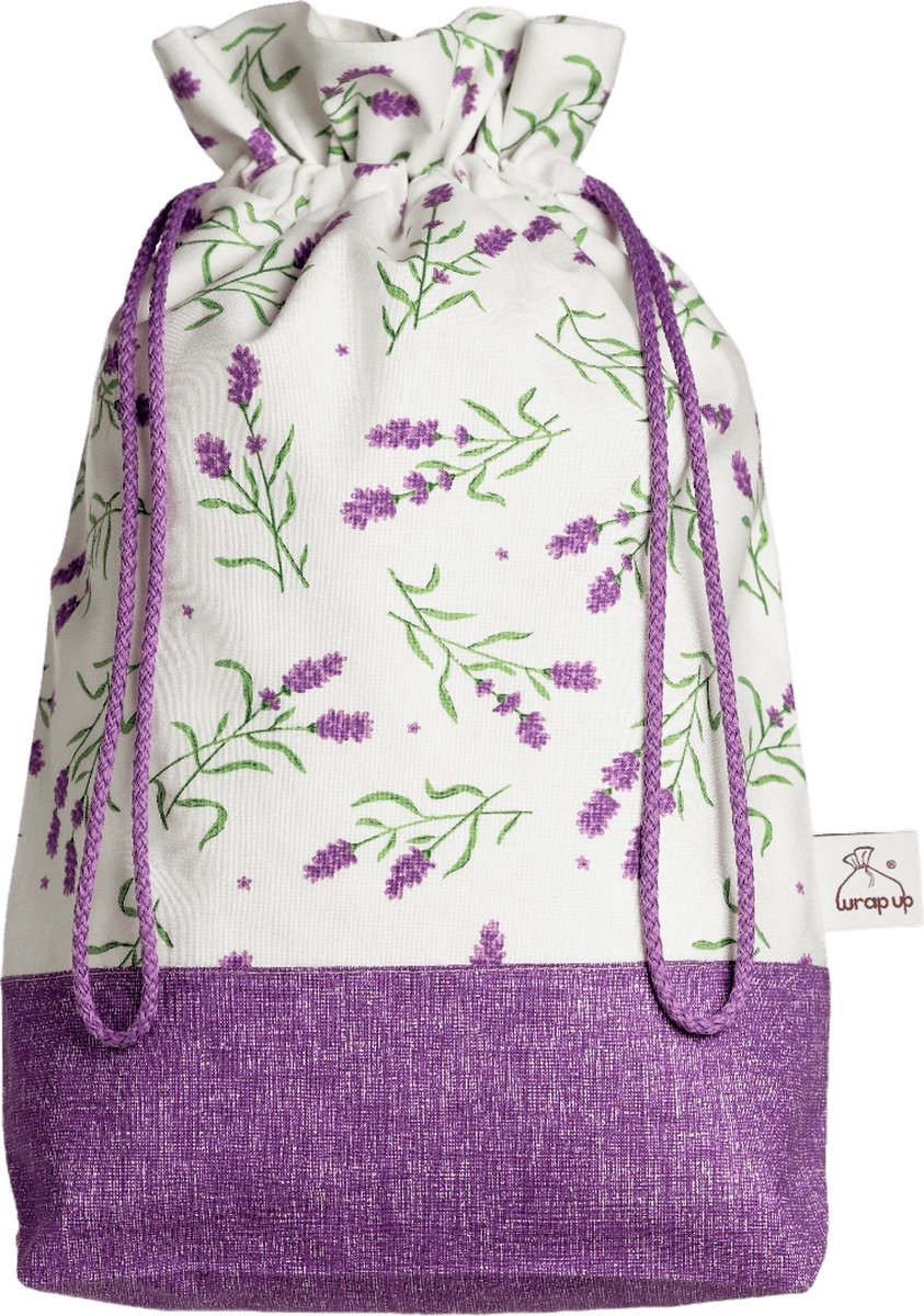Wrap Up - Wrappie Food Wrap maat M - Verschillende kleuren- Handig broodzakje - Behoudt versheid - Red Flower