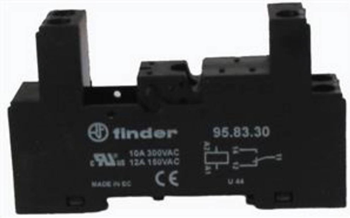 Finder 95.83.30 Relaissocket Geschikt voor serie: Finder serie 40 Finder 40.31 (l x b x h) 75 x 15.5 x 42.7 mm 1 stuk(s