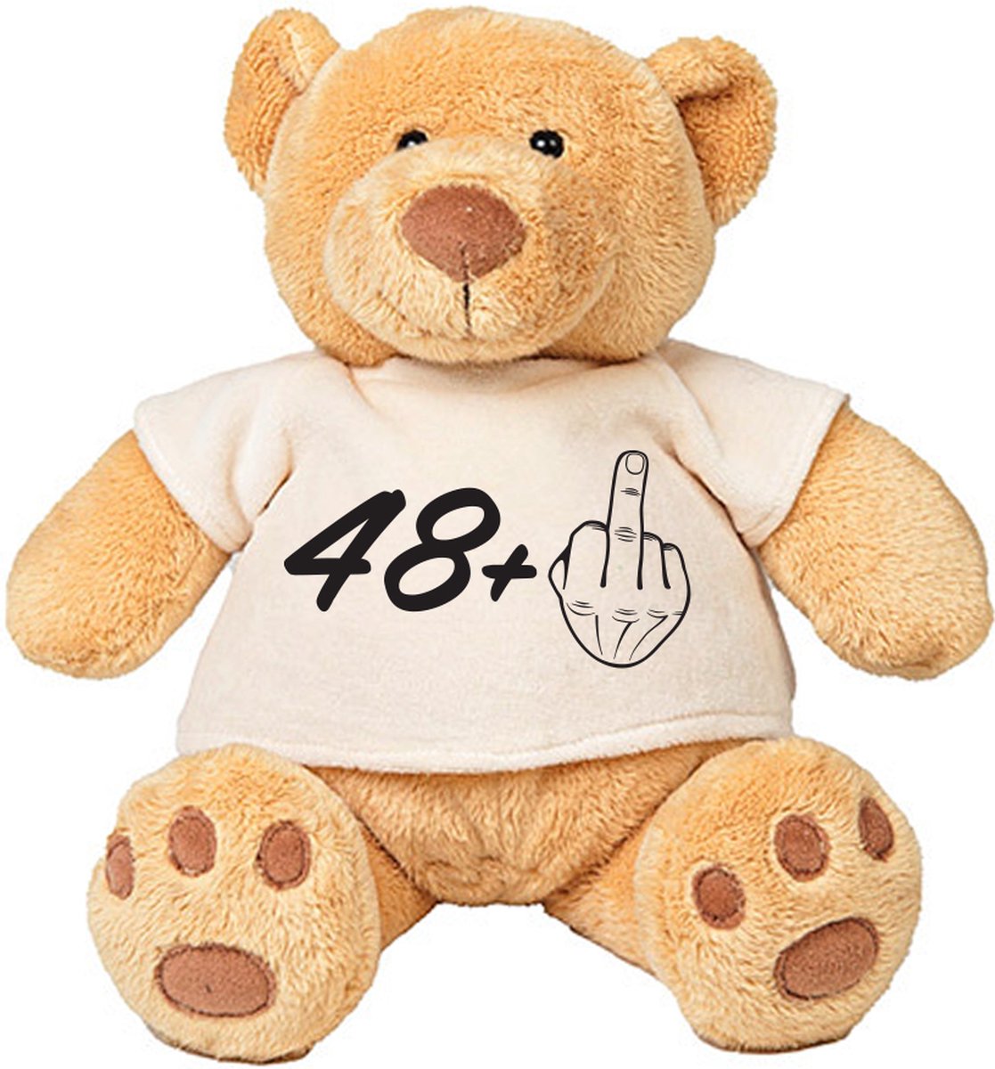 Pluche Beer 49 Jaar- feest - knuffel - cadeau - beertje - verjaardag