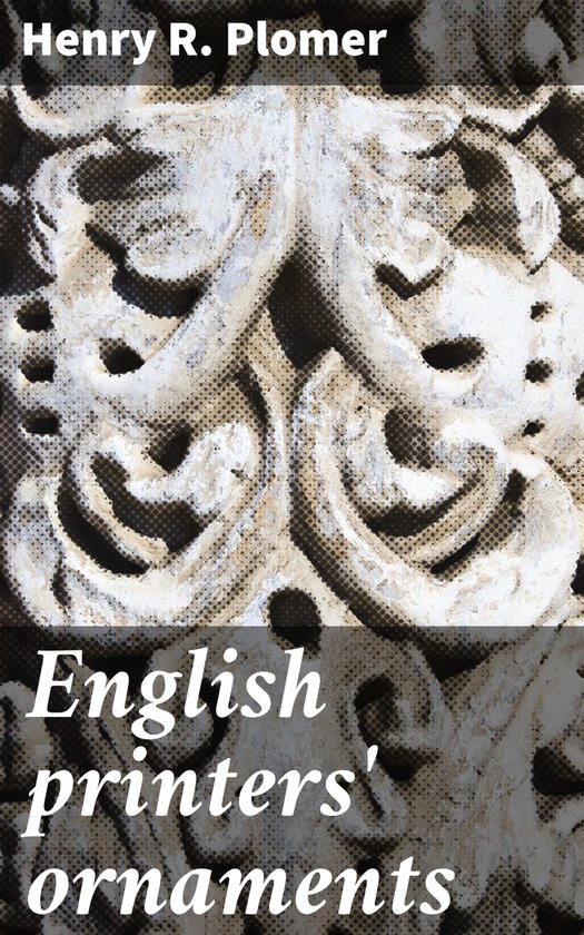 English printers' ornaments - cover