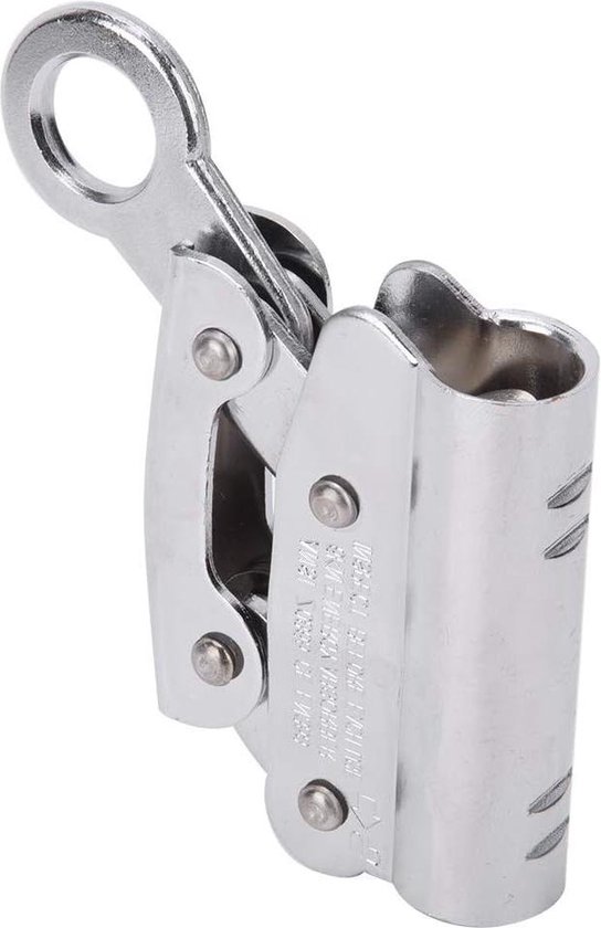 Zelfsluitende Touwgrijper – Gelegeerd Staal, 430g, 13,5 X 6,5 Cm – Voor Klimmen, Redding, Bergbeklimmen En Speleologie – Sterk Draagvermogen