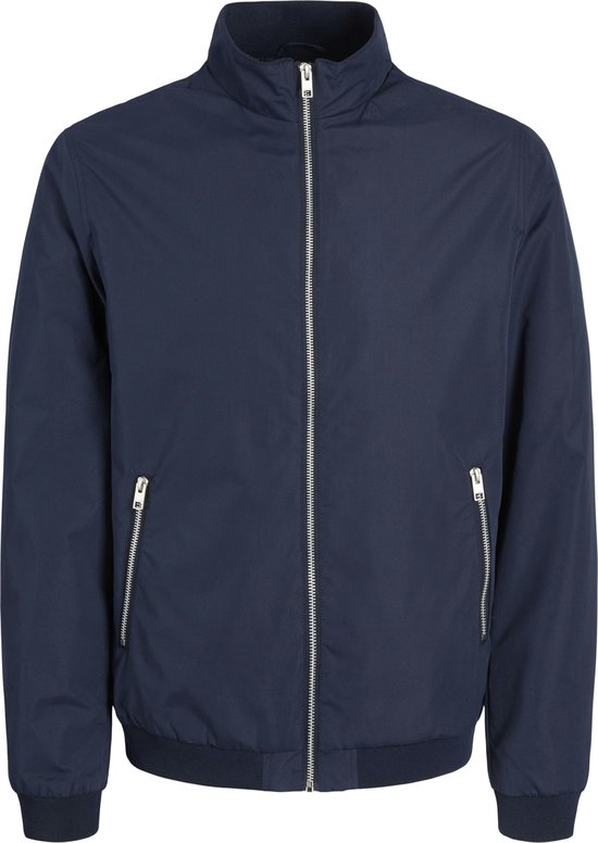 Jack & Jones - Heren Jas zomer Mash Harrington Bomber - Blauw - Maat L