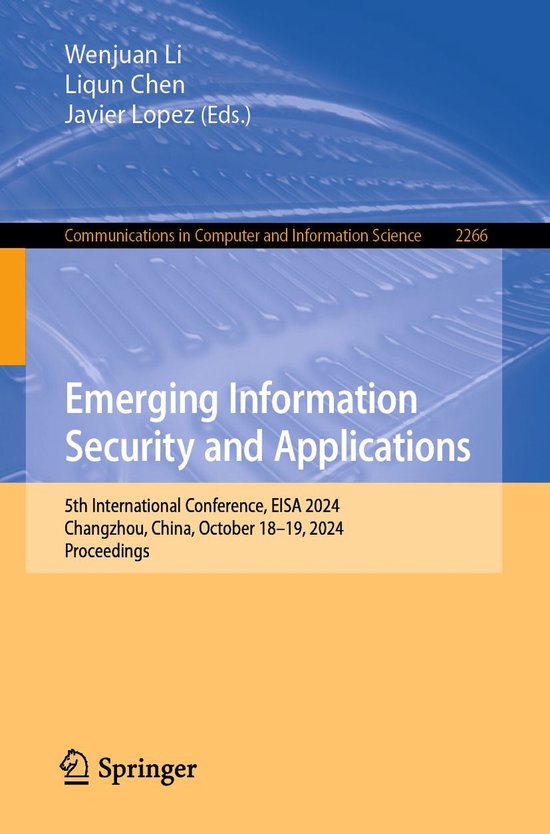 Springer Nature Proceedings Computer Science - Emerging Info ... - cover