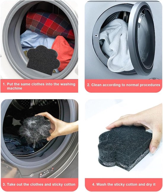 Washing Machine Huisdierenhaar, pluisvanger voor de filtertas Washing Machine Huisdierenhaar, pluisvanger voor de filtertas