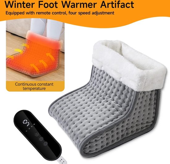 Voetwarmer verstelbare elektrisch verwarmde laarzen verwarming slippers schoenen voetwarmer winter warme voetwarmers voor mannen vrouwen verwarming laarzen elektrische schoenen warm blijven in de