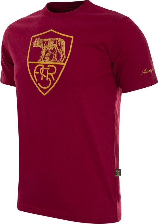 Foto: Copa as roma heritage t shirt rosso mannen rood l