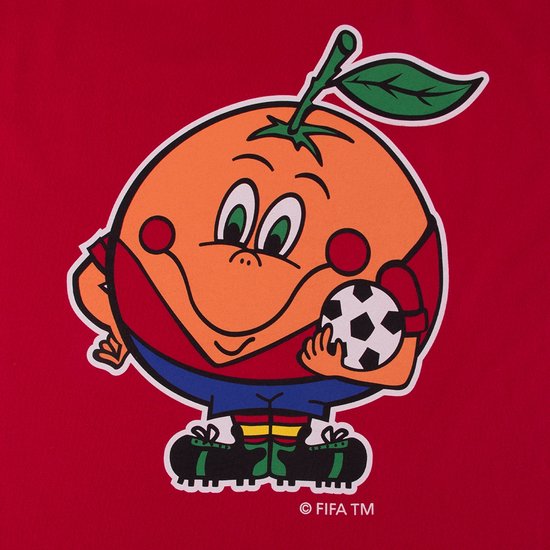 COPA - Espagne 1982 WK Naranjito Mascotte T-shirt Enfant - Rouge - 10 ans