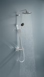 Grohe Vitalio Start 250 douchesysteem met regendouche en handdouche, in gebruik.