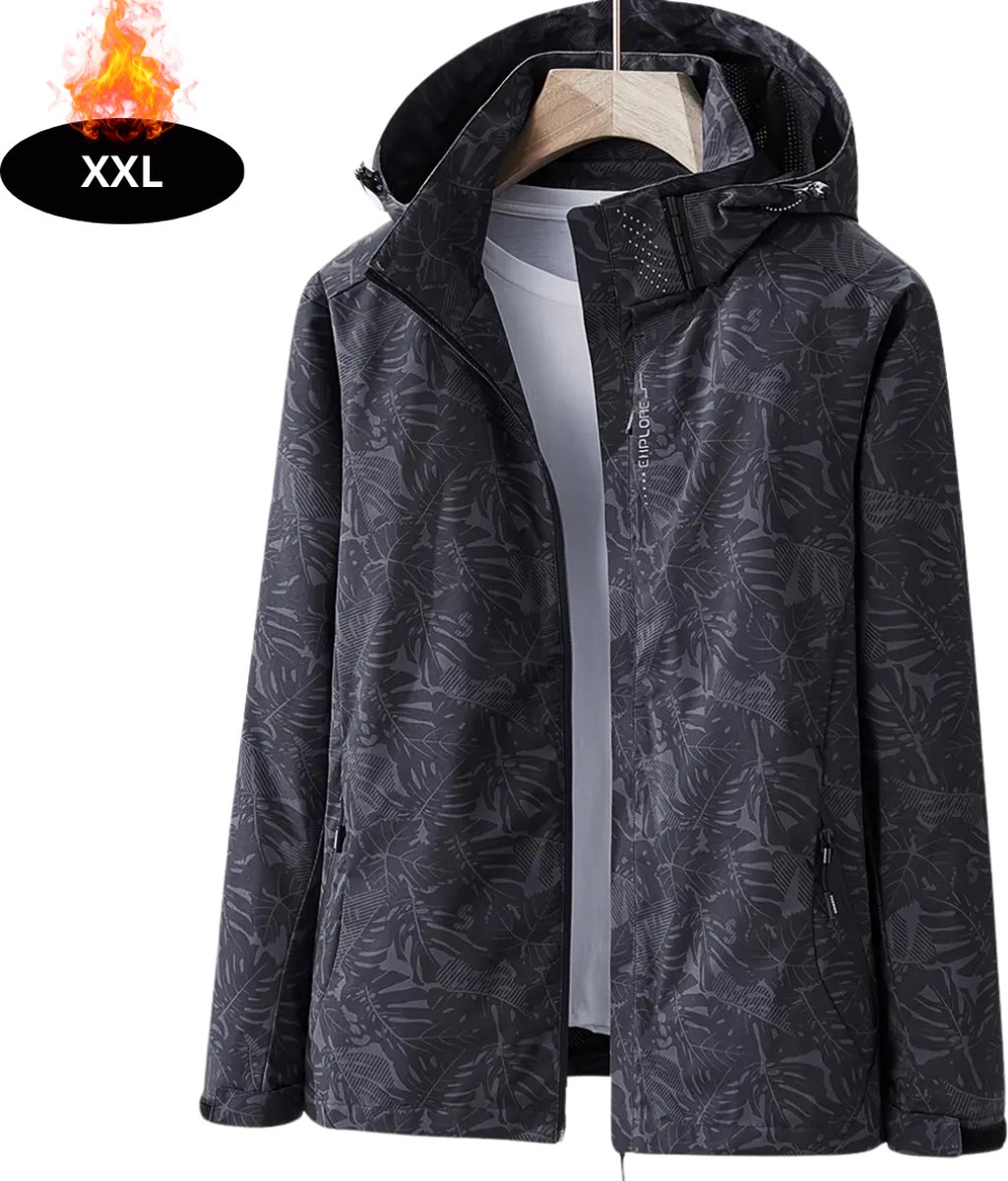 Nivard Windjas Dames Parka Lente & Herfst Jas Volwassen Windjack Windbreaker Outdoor Zwart