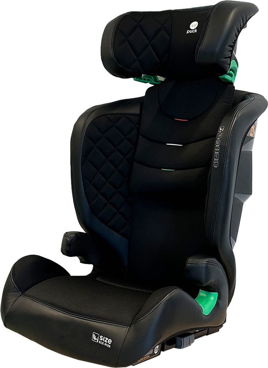 Puck Autostoel Enzo Leather Zwart I-Size/Isofix
