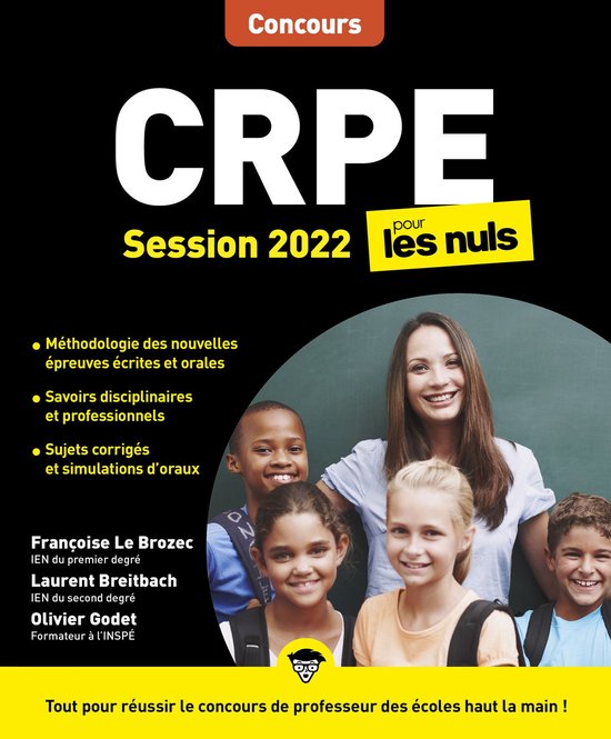 CRPE Pour les Nuls Concours, édition 2022 - cover