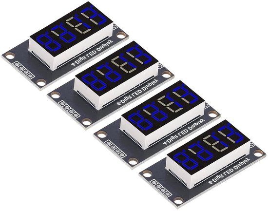 TM1637 Led Display Module Voor Arduino 7 Segment 4 Cijfers 0.36/0.56 Inch Klok Anode Nixie Buis Quad Seriële driver Board Module  502