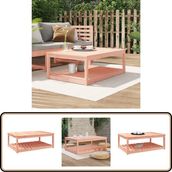 VidaXL Tuintafel 82,5x82,5x110 cm massief douglashout - Kantoormeubelen