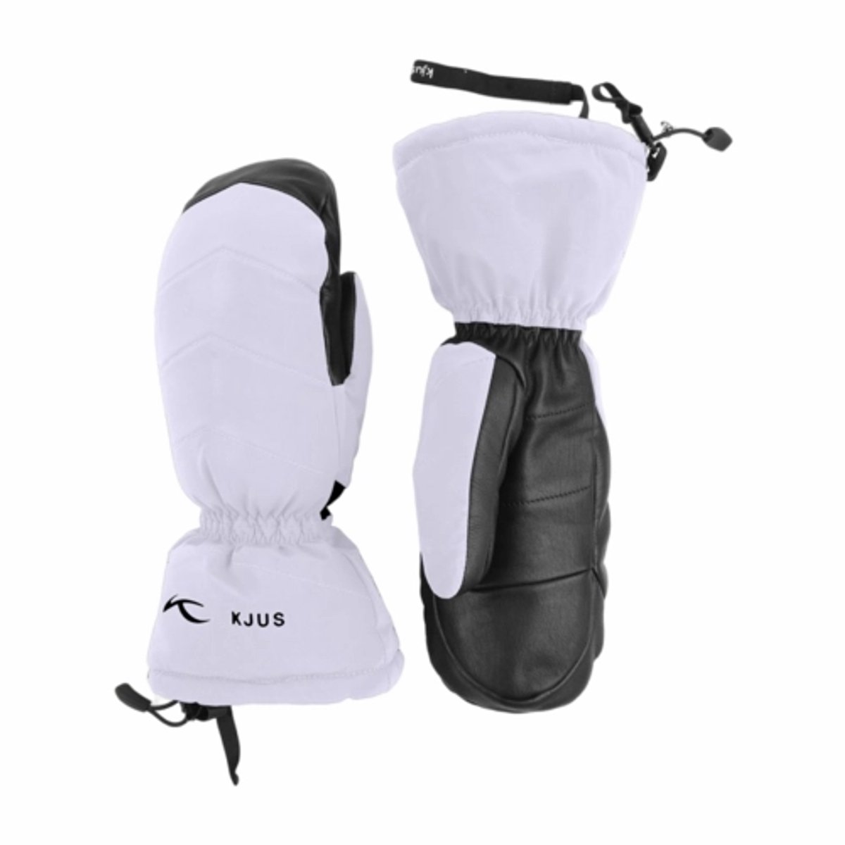 Want KJUS Women Logo Mitten White-6.5