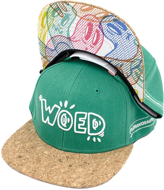 Fureur | Ghost - Snapback - Casquette - Petrol - Tissu acrylique - liège