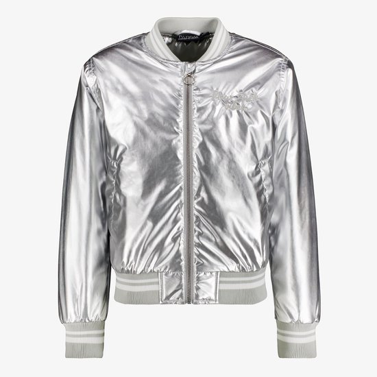 Veste bomber métallisée TwoDay pour fille argentée - Taille 140