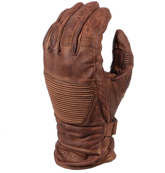 Gants moto SOUNDTRACK WATERPROOF Mi-saison Marron ciré L Homologués CE par MOTOBLOUZ