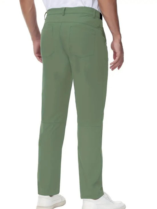 Bovista Golfbroek Heren - Golfkleding - Golfen - Golf Accessoires - Nette Pantalon - Legergroen L - Maat 50 van Bovista — afbeelding 4