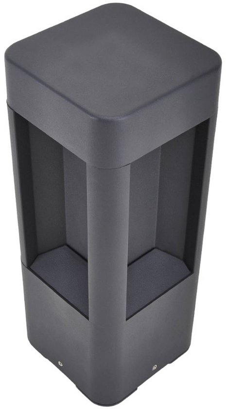 Lucande - Lampe d'extérieur LED - 1 lumière - Aluminium, polycarbonate - H : 30,5 cm - anthracite - Source lumineuse incluse