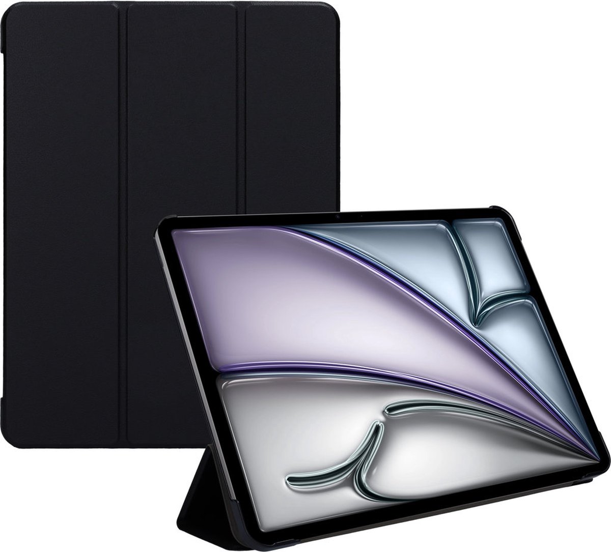 Mobiparts Tablet Stand Case geschikt voor geschikt voor Apple iPad Air 13 (2024/2025/2026) - Zwart (Bulk)