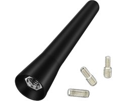 FM/AM Auto Antenne Mini Universeel Zwart - 6.5 cm.