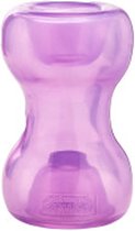 Outward Hound Double Snoop - 16 x 9 cm - Traktatie kubus - Hondenspeelgoed - Intelligentie Speelgoed met Muntolie - BPA-vrij - Anti-schrok - Slowfeeder - Paars
