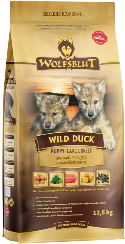 Wolfsblut Wild Duck Puppy Large Breed 12,5 kg