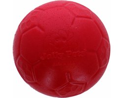 Jolly Pets Jolly Soccer Ball - Ø15 cm – Stevig Hondenspeelgoed – Apporteerspeelgoed – Jollyflex stevig kunststof – Drijvend honden speelgoed – Rood