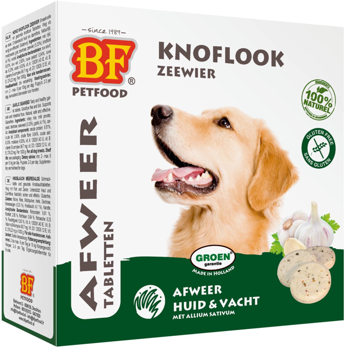 BF Petfood - Hondensnoepjes - Bij Vlo - Zeewier - 55 stuks