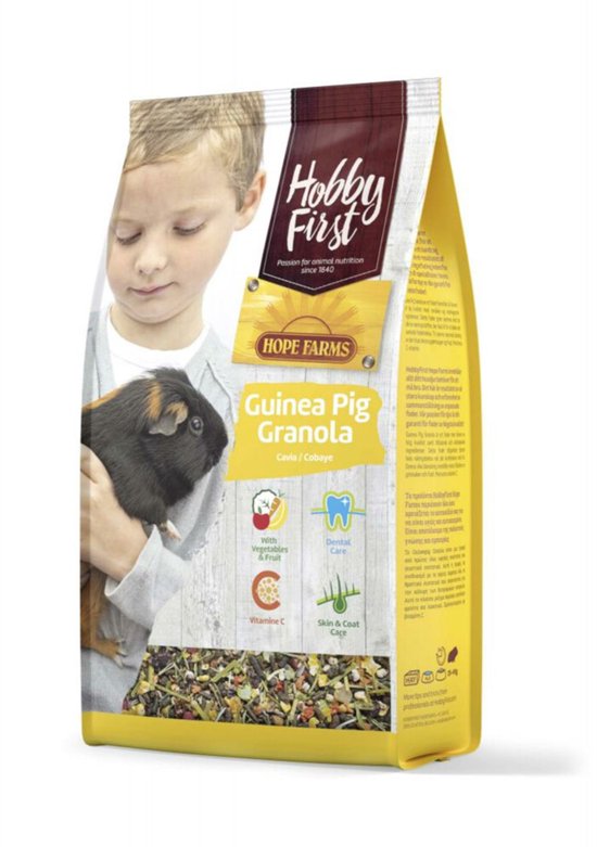 HobbyFirst Hope Farms Cavia Granola - 6 x 800 gr - Voordeelverpakking