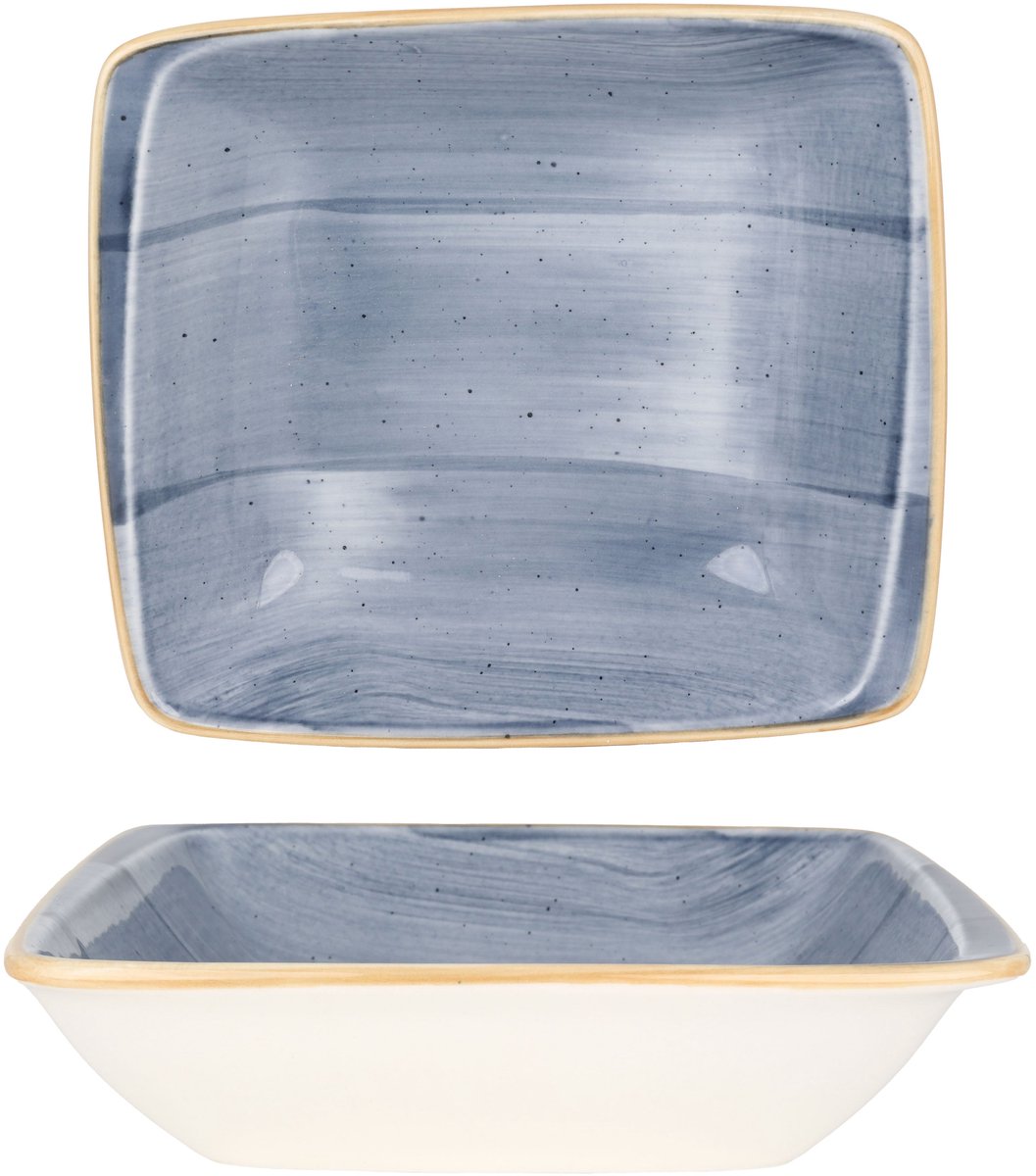 Bonna Serveerschaal - Aura Dusk - Porselein - 19x17 cm - set van 2