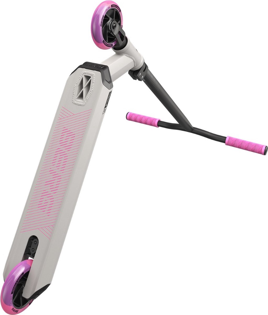 BERG Proxus X1 Stuntstep - Vanaf 6 jaar - 110 mm wielen - ABEC-9 lagers – Grijs/Roze — afbeelding 12