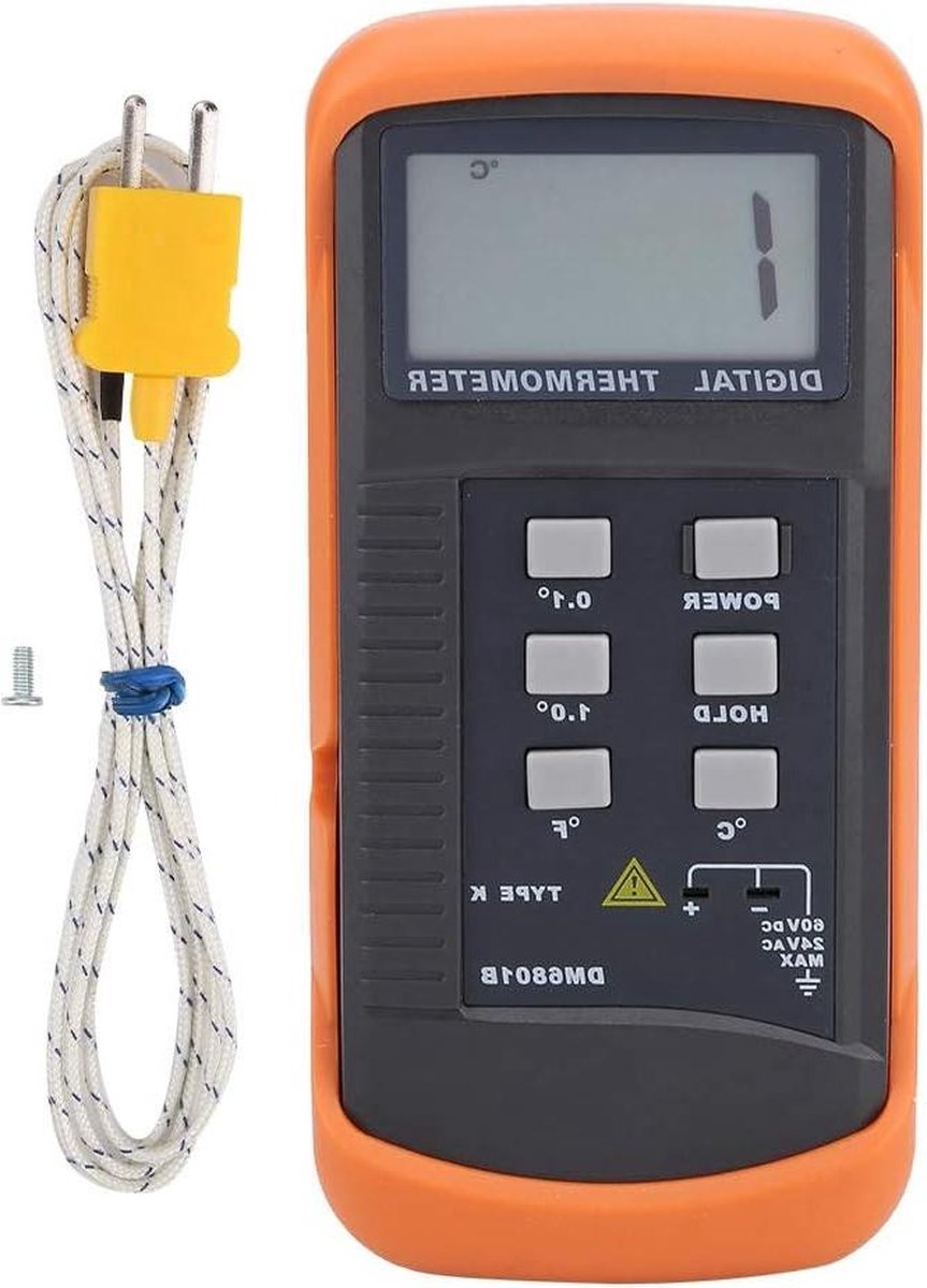 Enkelkanaals Type K Digitale Thermokoppelsensor Thermometer -50°C -1300°C