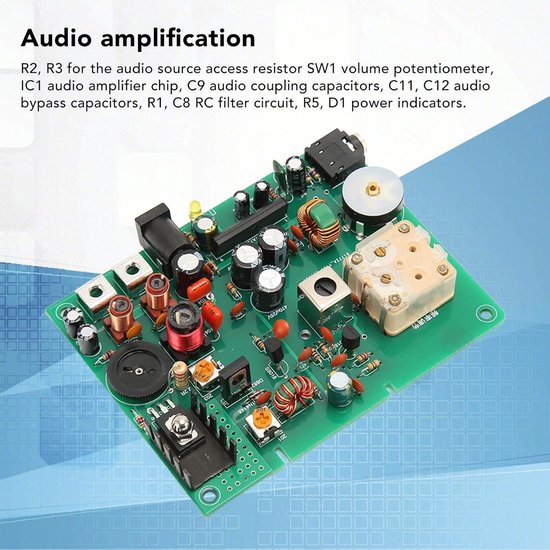 Émetteur radio AM - VBESTLIFE - Réglable 530-1600KHZ - Amplification