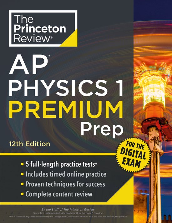 College Test Preparation- Princeton Review AP Physics 1 Prem ... - cover