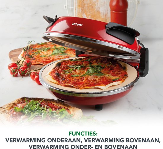 DOMO DO9284PZ Pizzamaker My Express - Rood — afbeelding 2