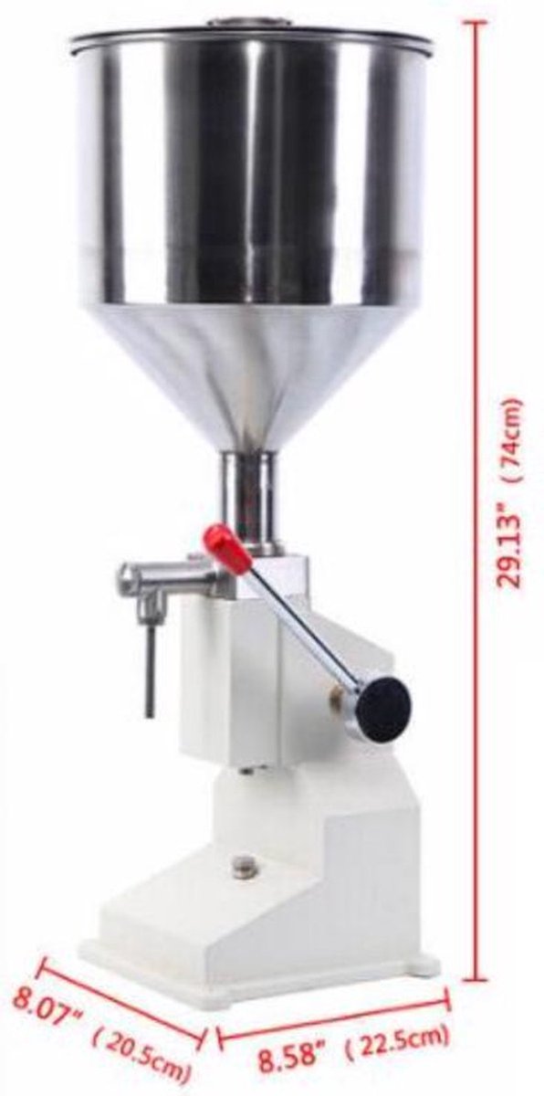 Bolt Edge Vulmachine voor Vloeistof - Flessenvuller 5-50 ml - Geschikt voor Shampoo, Olie, Crème, Drank van Bolt Edge — afbeelding 2