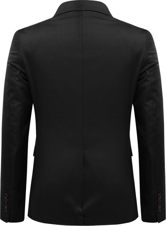 Allthemen Costume 3 pièces pour homme Coupe ajustée Costumes de mariage – Veste moderne pour affaires – L