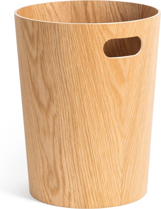 KITCHEN MOVE Poubelle sur pied de salle de bain touch 7L MALMO Couleur bois
