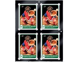 Ultra Pro - 4-Kaart Magnetische Houder met Zwarte Rand UV ONE-TOUCH